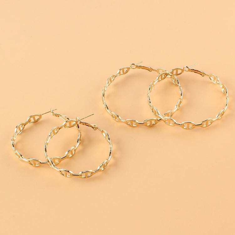 Hoop Earrings European And American