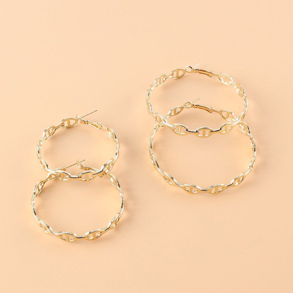 Hoop Earrings European And American
