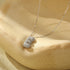 The Stainless Steel Bubble Letter Initial Pendant Chunky