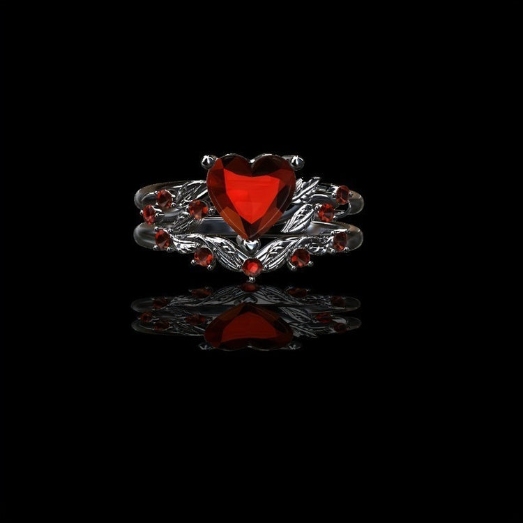 2-Piece New Inlaid Zircon Diamond