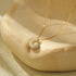 The Stainless Steel Bubble Letter Initial Pendant Chunky