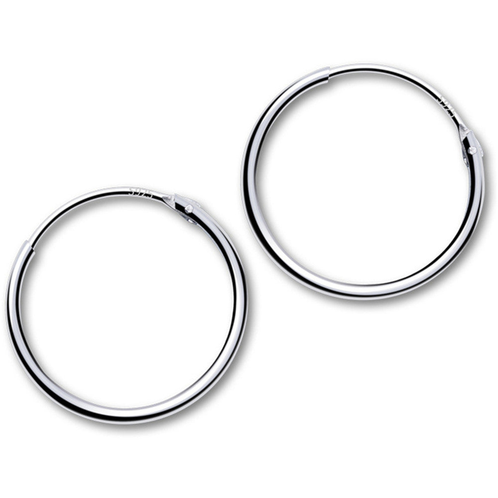925 Sterling Silver Hoop Earrings