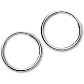 925 Sterling Silver Hoop Earrings