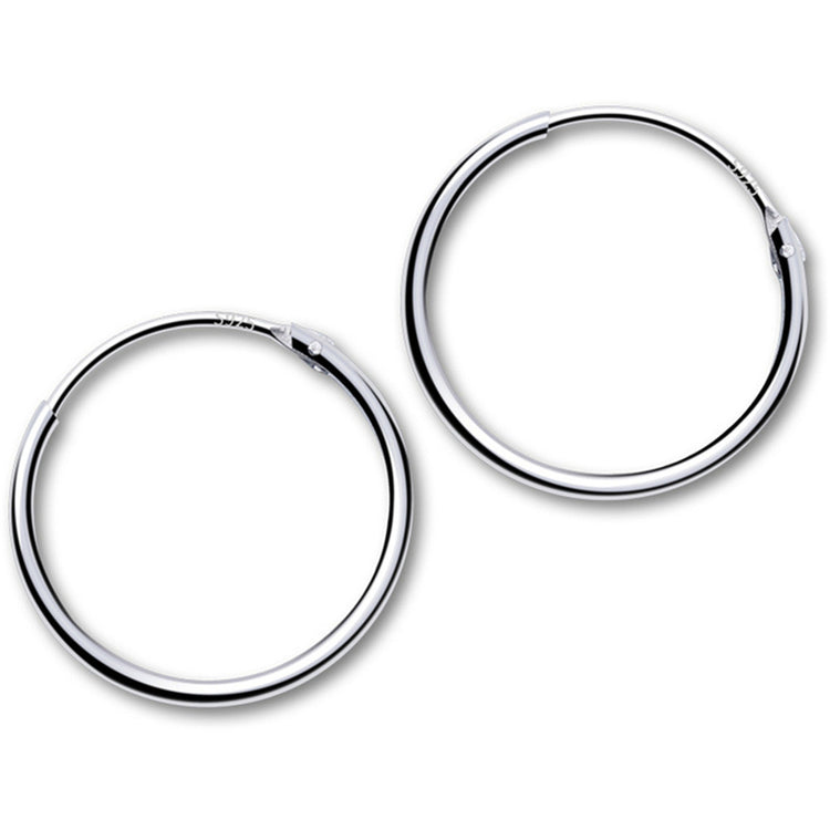 925 Sterling Silver Hoop Earrings