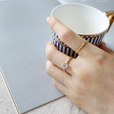 925 Silver AAAA Zircon Rings 