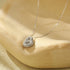 The Stainless Steel Bubble Letter Initial Pendant Chunky