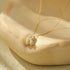 The Stainless Steel Bubble Letter Initial Pendant Chunky