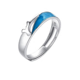 Student Minimalist Couple Rings Adjustable Creative Ring