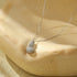 The Stainless Steel Bubble Letter Initial Pendant Chunky