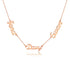 Name Custom Necklace Customize Multiple Name Necklaces