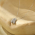 The Stainless Steel Bubble Letter Initial Pendant Chunky
