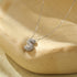 The Stainless Steel Bubble Letter Initial Pendant Chunky