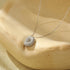 The Stainless Steel Bubble Letter Initial Pendant Chunky